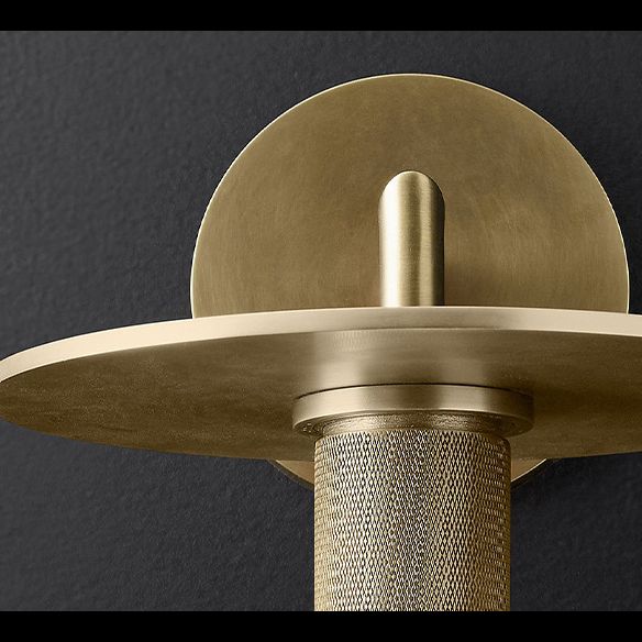 Retro Minimalist Style Cone Sconce Light Fixture  Glass Sconces for Bedroom