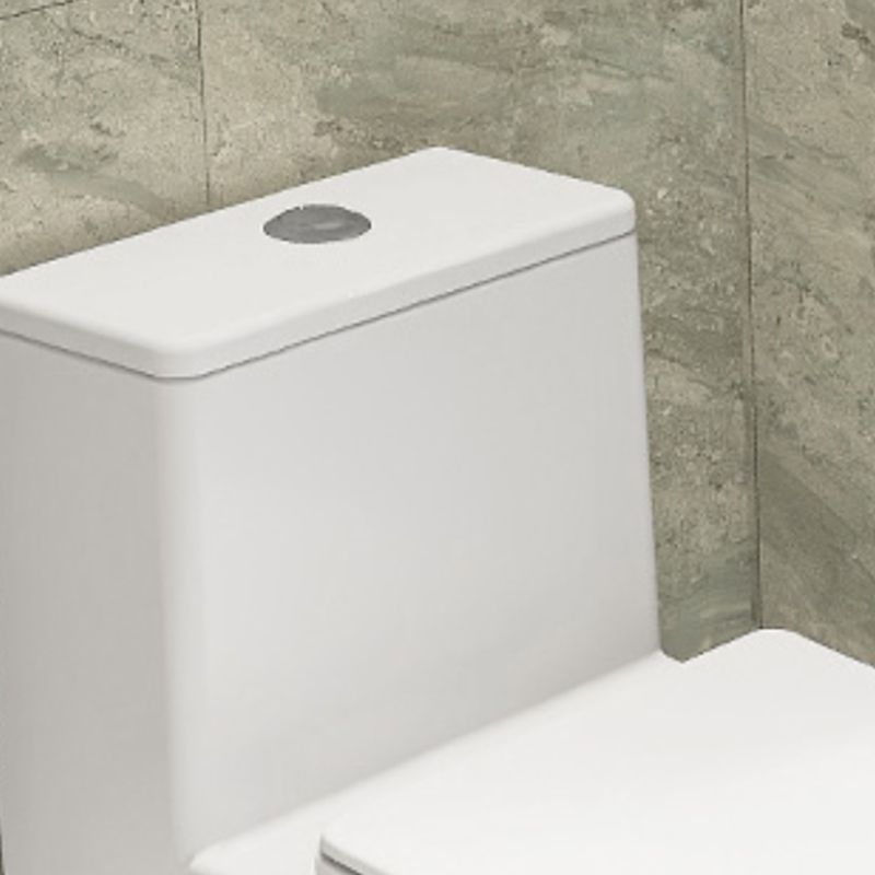 Contemporary Floor Mounted Toilet White Seat Included Urine Toilet for Bathroom