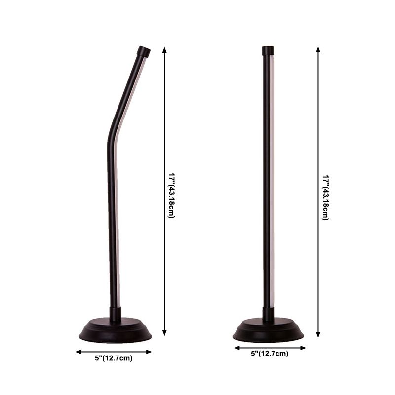 1 Light Linear Nightstand Lamps Modern Bedside Lamps Metal Night Table Lamp