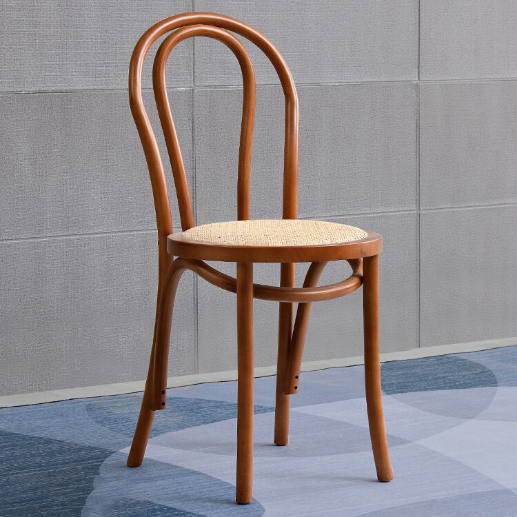 Industrial Kitchen Dining Chairs Solid Wood Windsor Back Side Chair