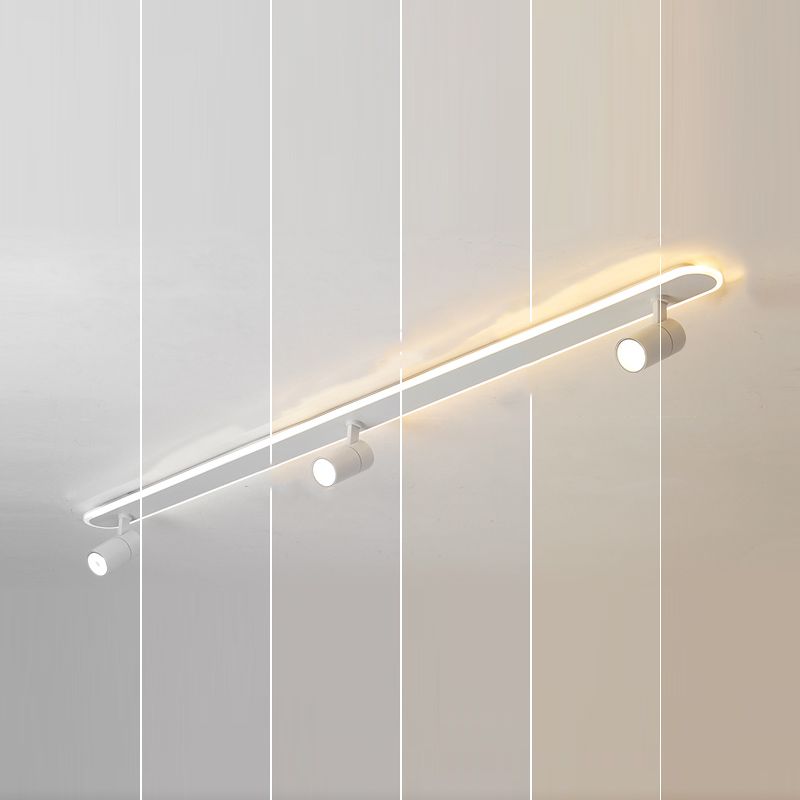 Style moderne de forme cylindrique plafonnier métal Mélac