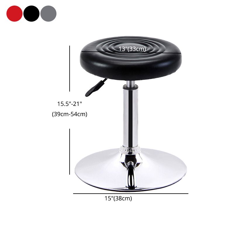 Modern Adjustable Rotatable Counter Stool Steel Mobile Phone Store Bar Stool with Cushion