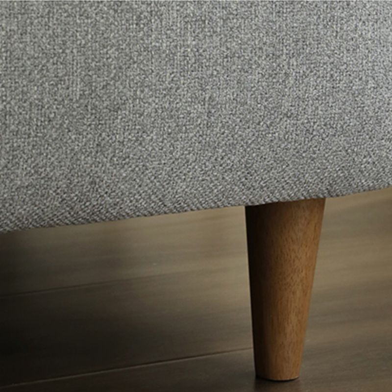Scandinavian Recessed Arm Standard Tight Back for Living Room