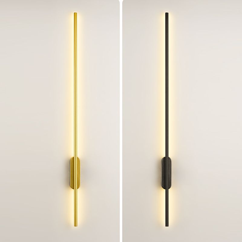 Linear Wall Mounted Light Fixture Minimalist-Style LED Metal Sconce Light Fixture