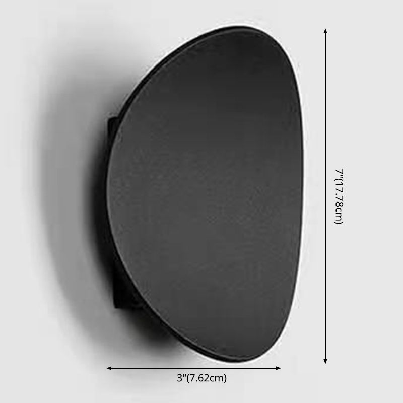 Lámpara de pared circular de hierro de pared de pared LED de pared LED para espacios interiores