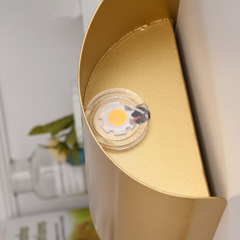 Lámpara de pared de lujo posmoderna de forma de arco moderna para sala de estar para sala de estar