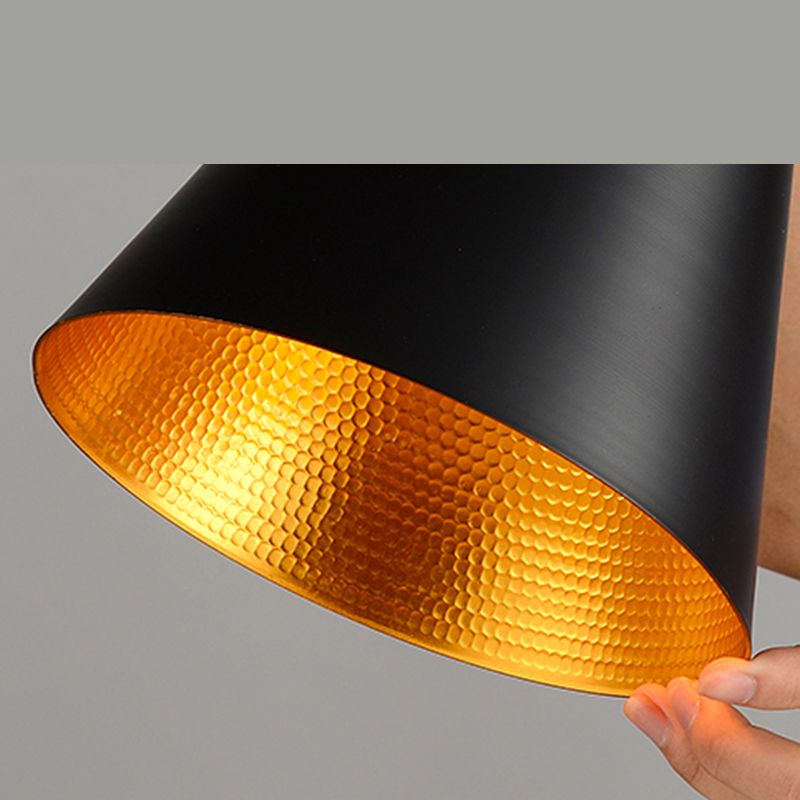 1-Licht-Metallhängele leichter postmoderner Anhängerlampe für Schlafzimmer Esszimmer