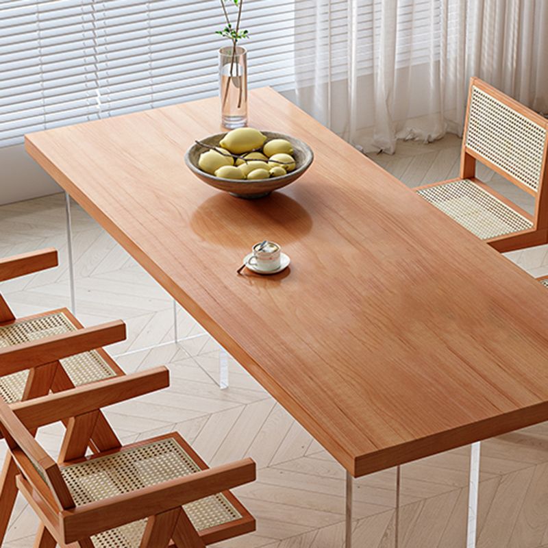 Modern Solid Wood Furniture 1/2/4/5 Pcs Standard Height Dining Room Table Set