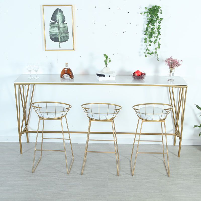 Contemporary Bar Stool and Table Set 1/2/4 Pieces Pub Dining Set