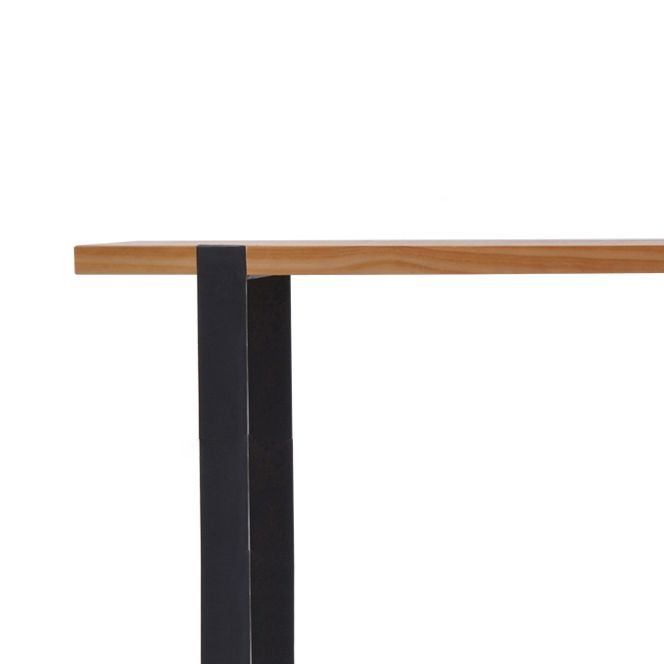 1/2 Pieces Luxurious Rectangular Pub Table Set Wooden Counter Table with Backless Stools