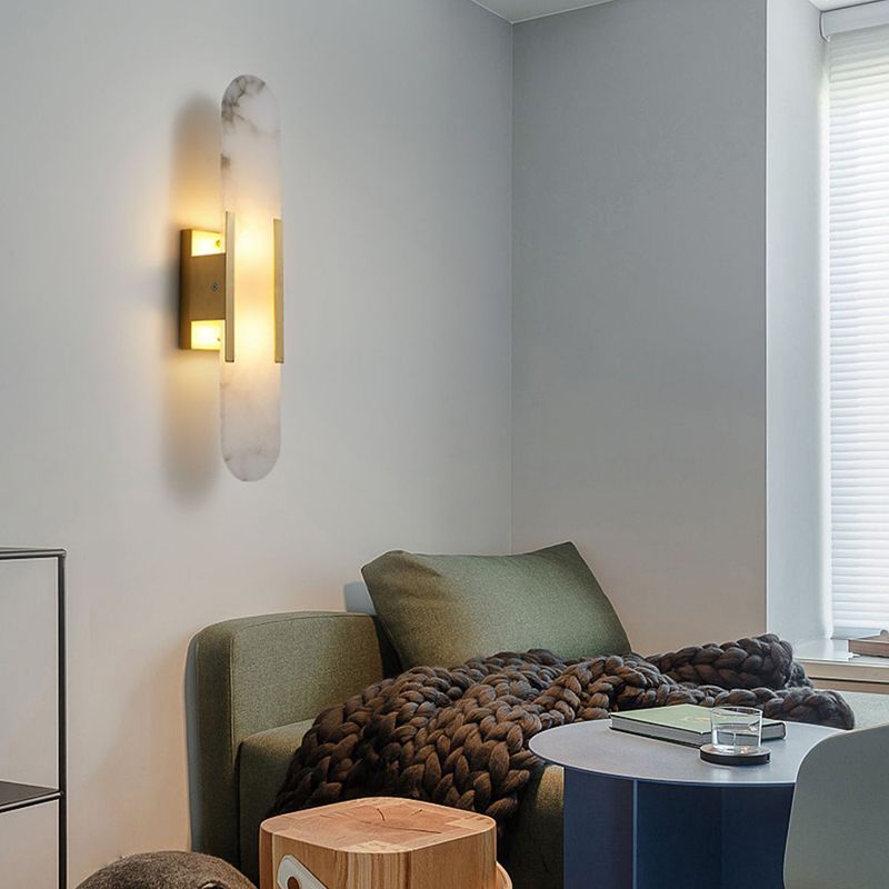 Simplicity Wall Lighting Fixture Marble Wall Sconce Light for Bedroom
