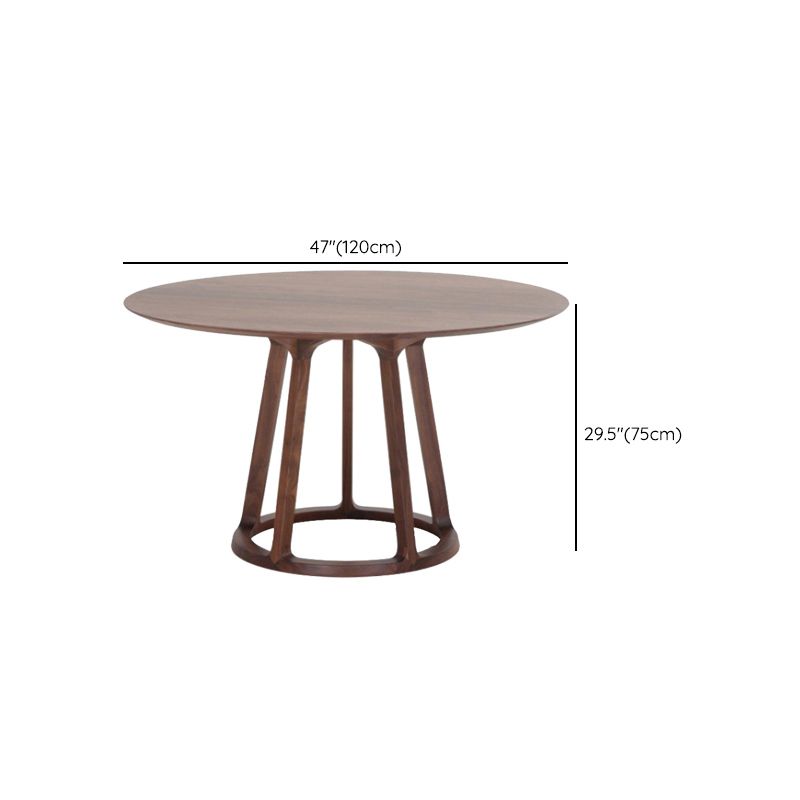 Dining Room Dinner Kitchen Table Solid Wood Round Dining Table