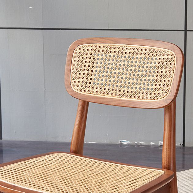 Chaise en bois de chêne de style contemporain, cuisine, salle à manger, chaises latérales à dossier ouvert
