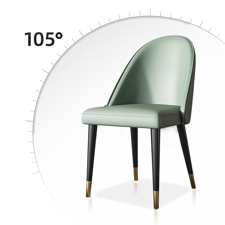 Nordic Style Sponge Dining Chair Upholstered Side Chairs for Restaurant