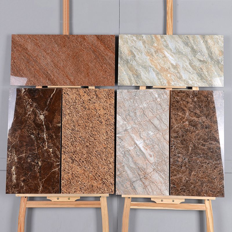 Rectangle Floor Tile Straight Edge Singular Polished Floor Tile for Living Room