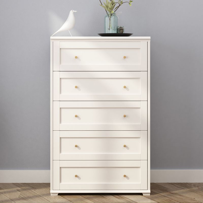 Modern Horizontal Double Dresser Birch Wood Storage Dresser for Bedroom