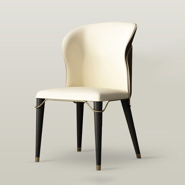 Chaise de salle à manger en bois massif de Style nordique, fauteuil à oreilles pour usage domestique