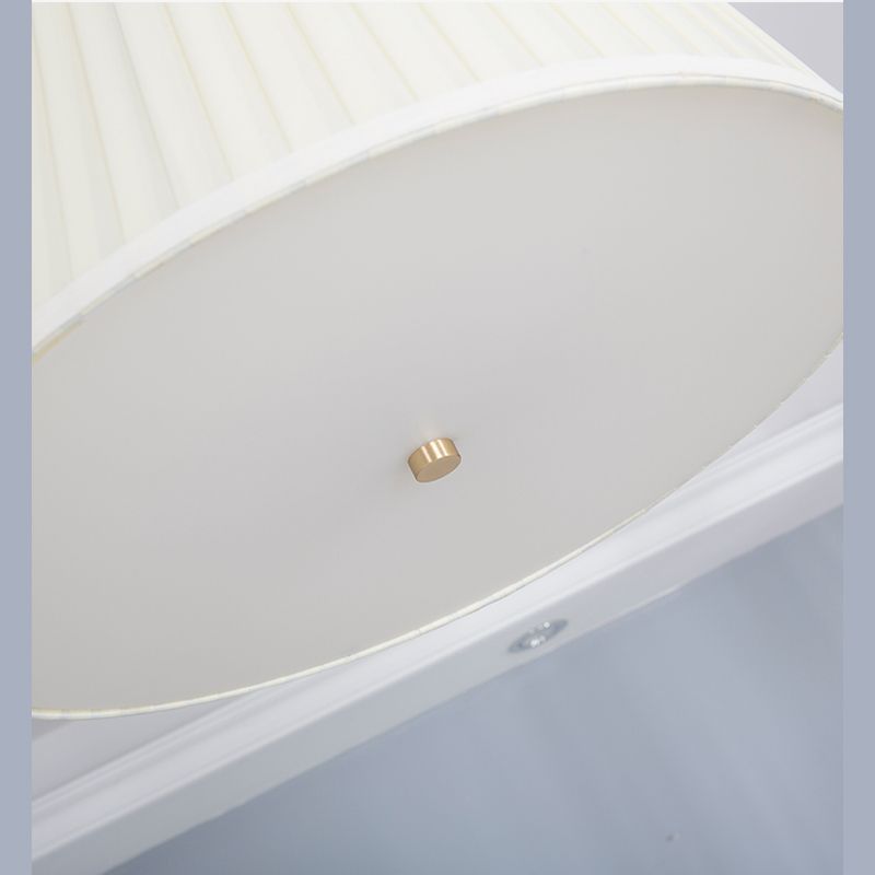 Chandelier Lighting Fixture Minimalist-Style Metal Pleated Lampshade Ceiling Pendant Light for Bedroom