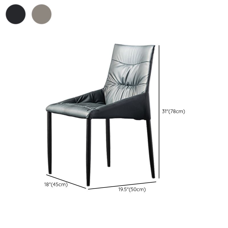 Contemporary 1/4/5 Pieces Dining Room Set Stone Rectangle Furniture in Black