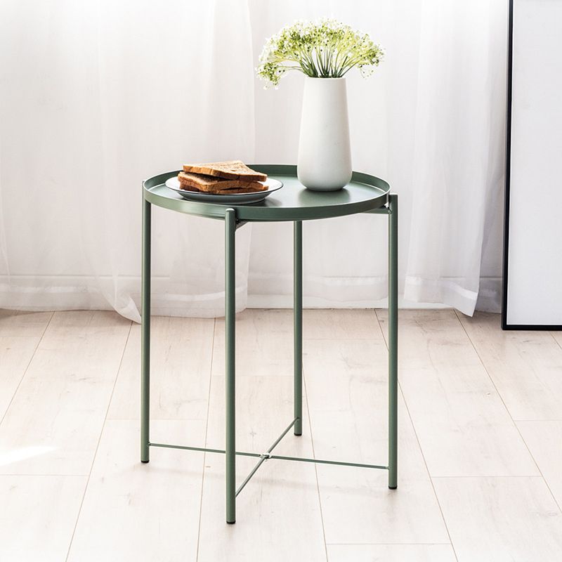 Medieval Modern Style Cocktail Table Multi-color Selection Metal Iron Round Coffee Table