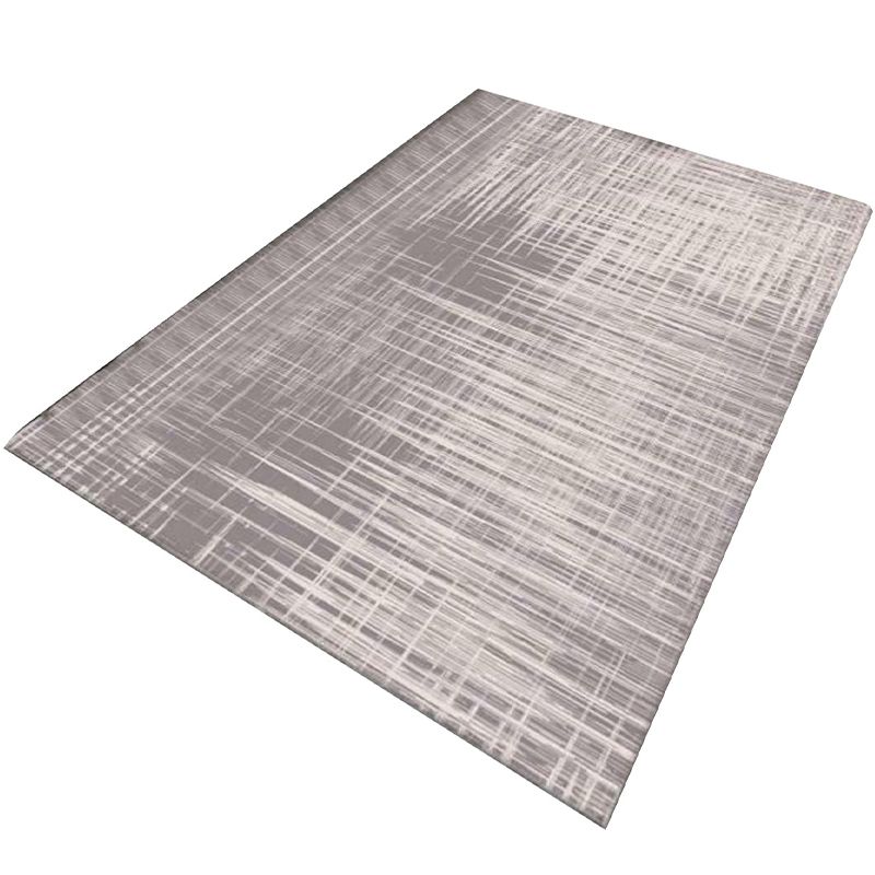 Navy eigentijds gebied Tapijten Polyester Lijn Tapijten Resistent Rug voor woonkamer