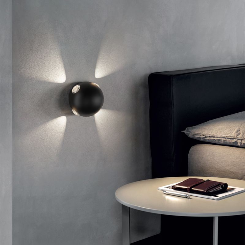 Géométrie des lumières murales de style moderne.