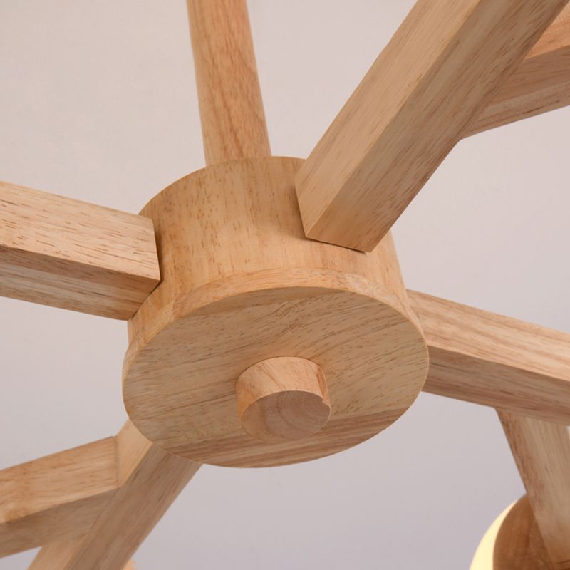 Globe Chandelier Light Fixtures Modern Multi-Head Hanging Pendant Lamps with White Glass Shade