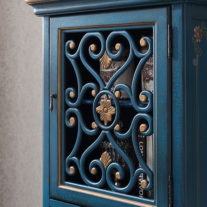 Industrial Accent Cabinet with Drawers and Bracket Legs Side Cabinet