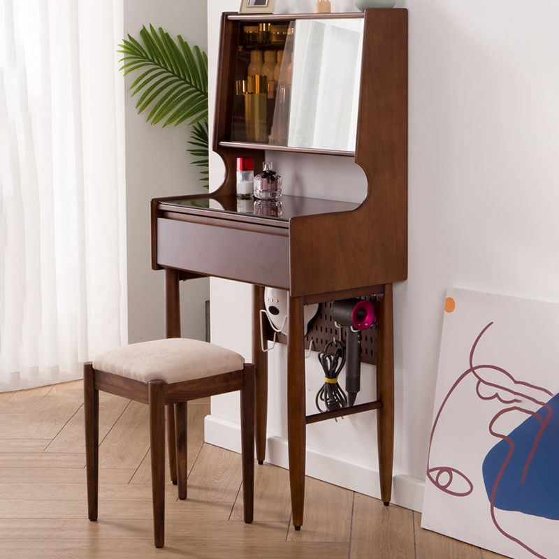 Mirrored Glass Drawers Make-up Vanity with Storage for Bedroom