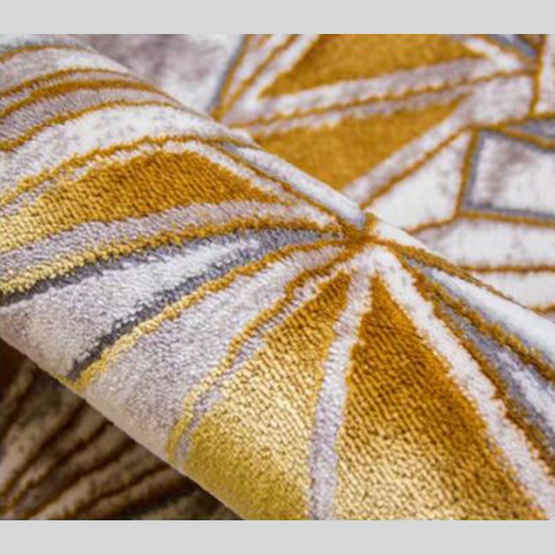 Blue Modern Rug Polyester Abstract Carpet Non-Slip Backing Area Carpet for Home Decoration