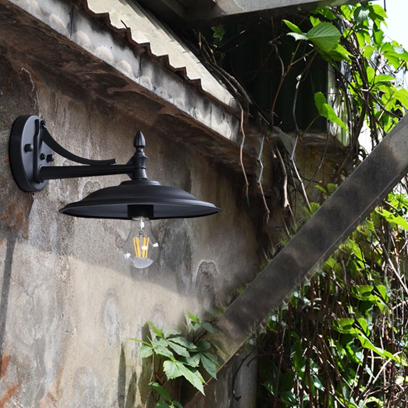 Geometric Shape Metal Wall Light Industrial Style 1 Light Wall Light Sconce