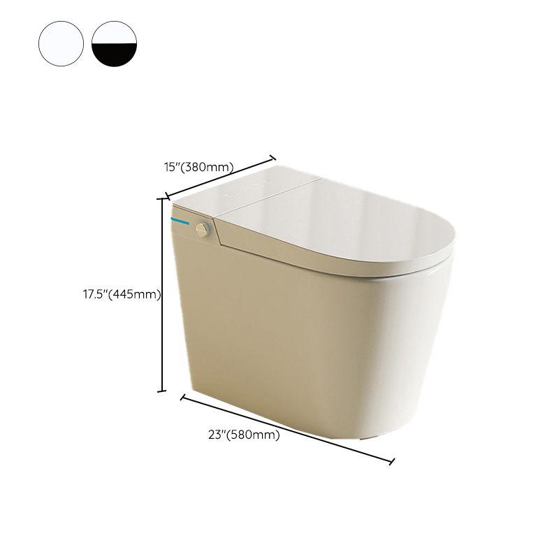 One Piece Toilet Siphon Jet Toilet Modern Porcelain Floor Mounted Flush Toilet