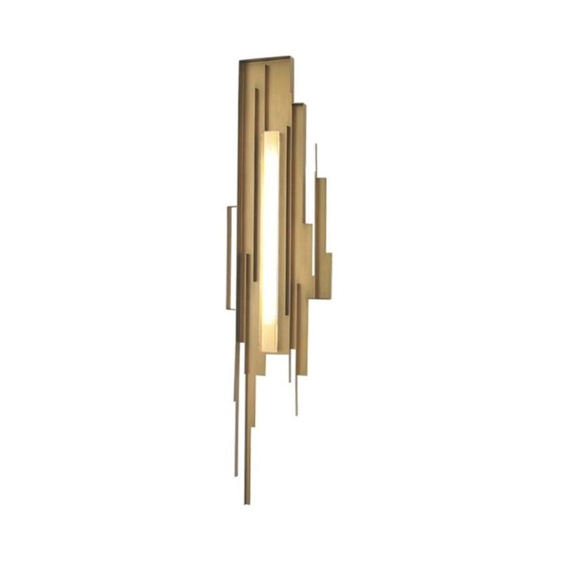 Metal Geometric Wall Mount Lighting  Minimalism LED Gold Wall Light Sconce for Living Room