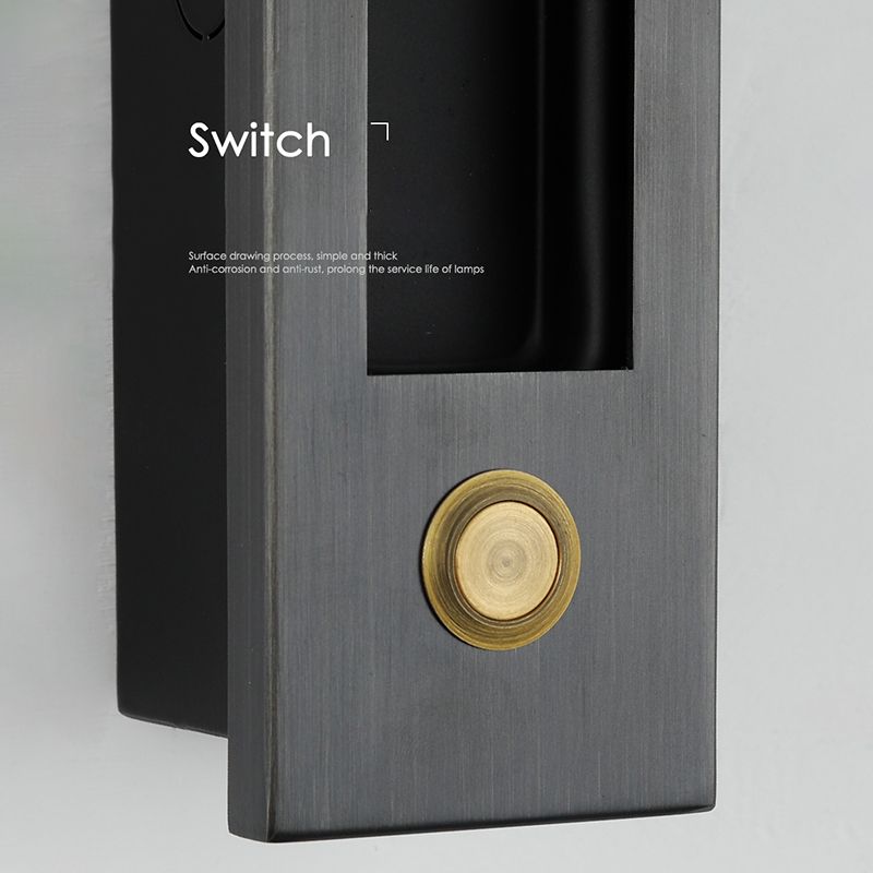 Luz de pared LED de estilo LED de estilo moderno Lámpara de lectura cilíndrica de cabecilla con interruptor independiente