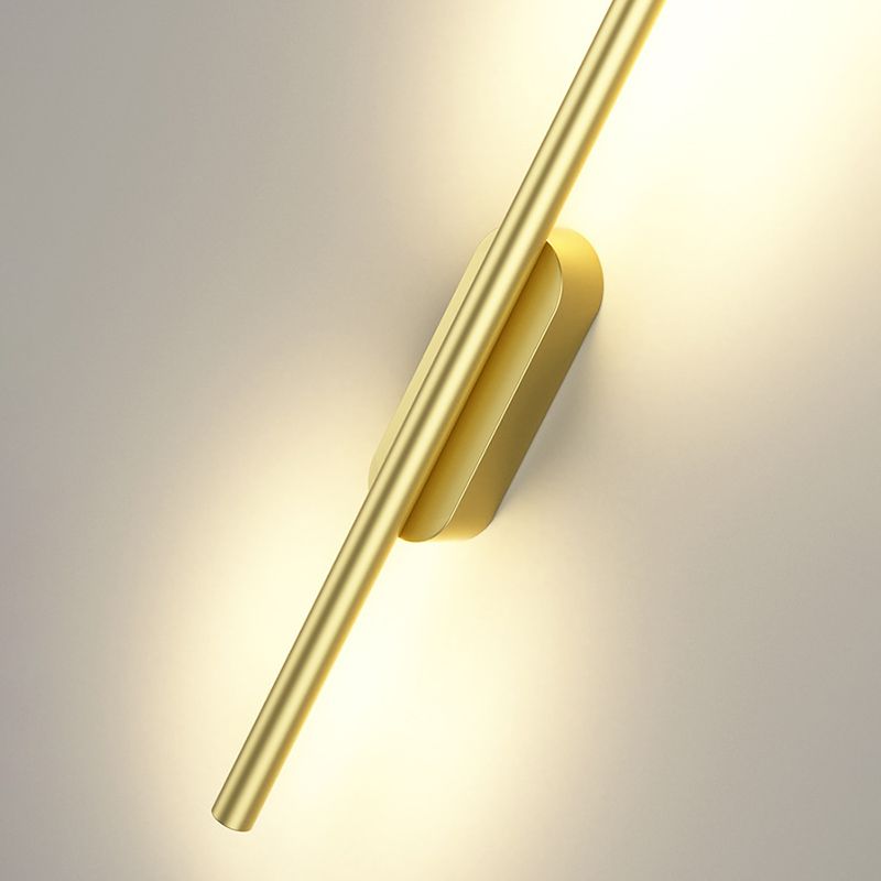Linear Wall Mounted Light Fixture Minimalist-Style LED Metal Sconce Light Fixture