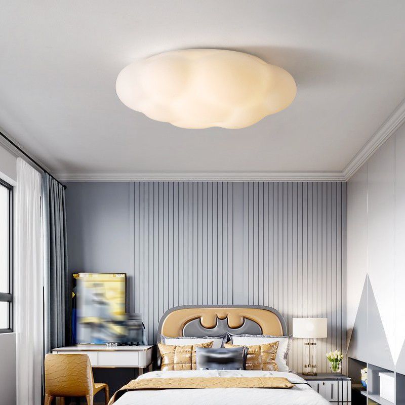 LED White Ceiling Light Modernism Flush Mount Lighting for Restaurant Foyer