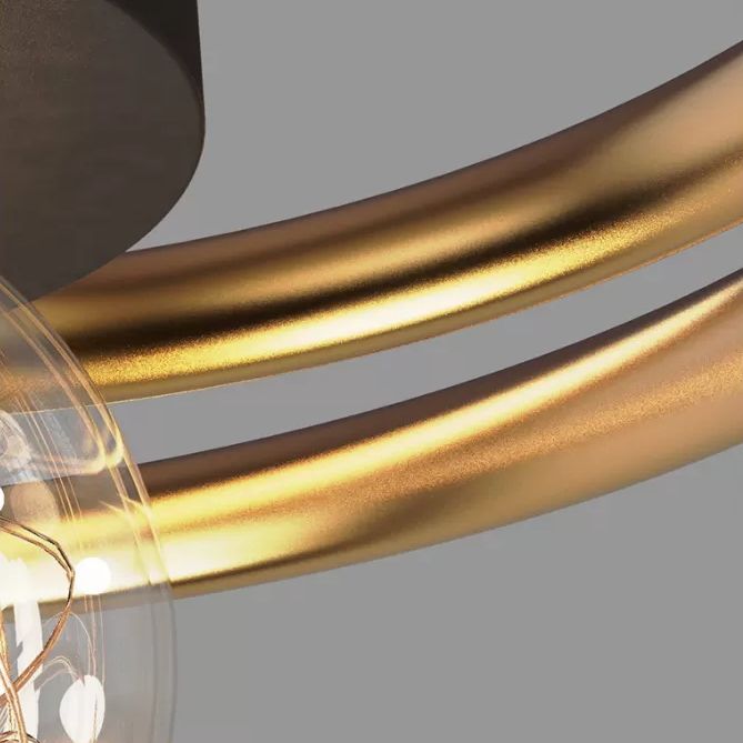 Metalen Starry Plafond Opgezette Licht Moderne Stijl LED Gouden Plafond Mount Lamp