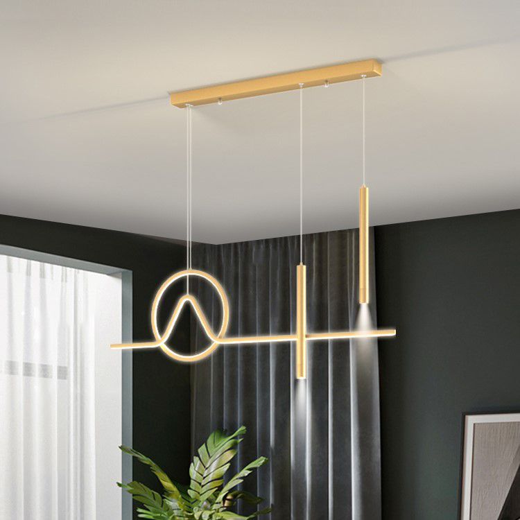 Lampade sospese geometriche Luci a sospensione da cucina contemporanea Metal