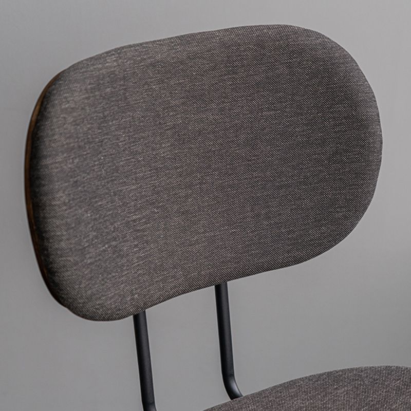 Industrial Open Back Dining Side Chair Fabric Dining Chairs for Home