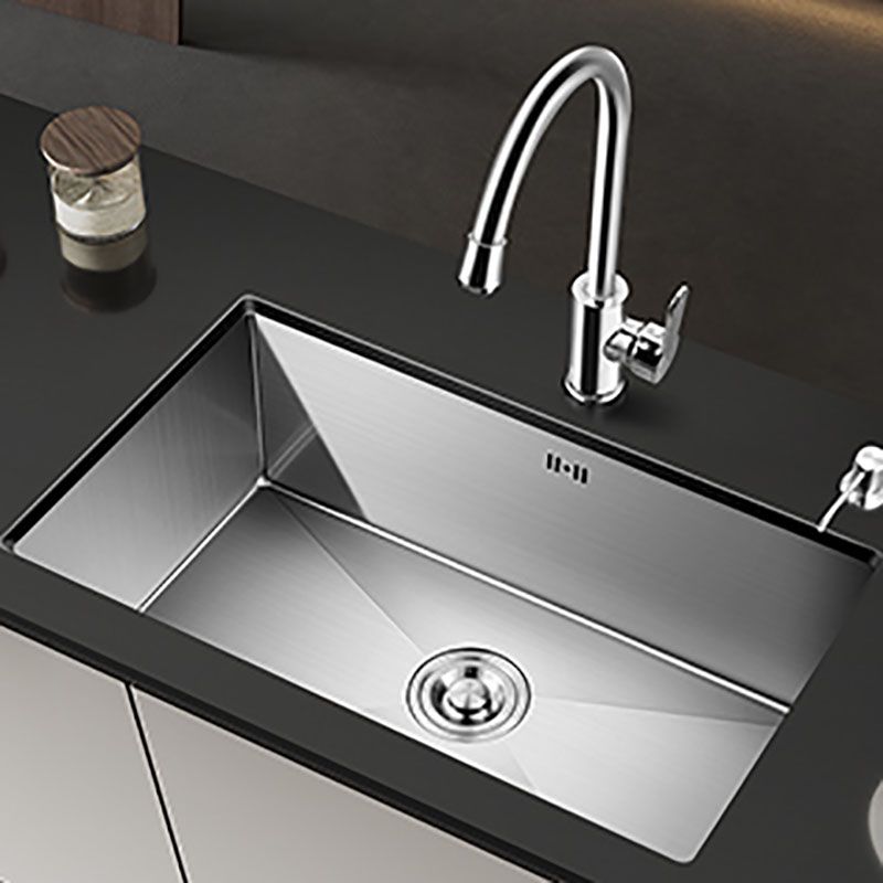 Modern Style Kitchen Sink Stainless Steel Undermount Kitchen Sink with Faucet