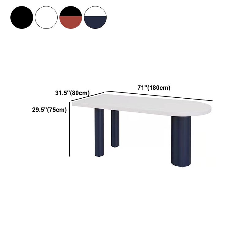 Solid Wood Dining Table Simplicity Style Dining Site Table with 3-foot