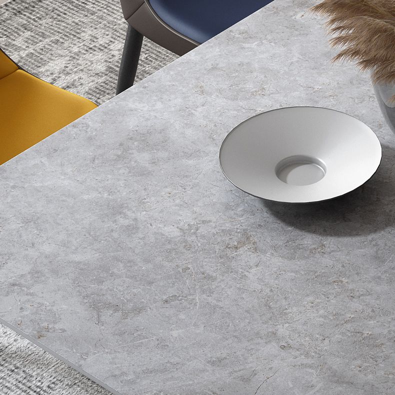 Modern 1/4/7 Pieces Dining Set Rectangle Sintered Stone Dining Table Set