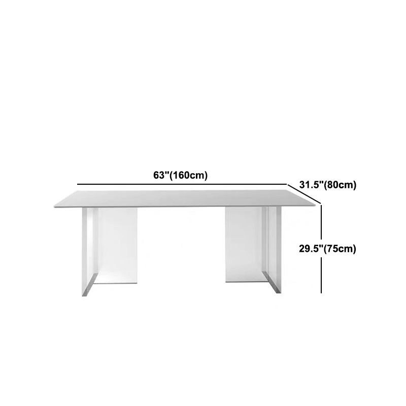 Modern Sintered Stone Dining Table Set 1/2/3/5/6 Pieces Dining Set for Home Use