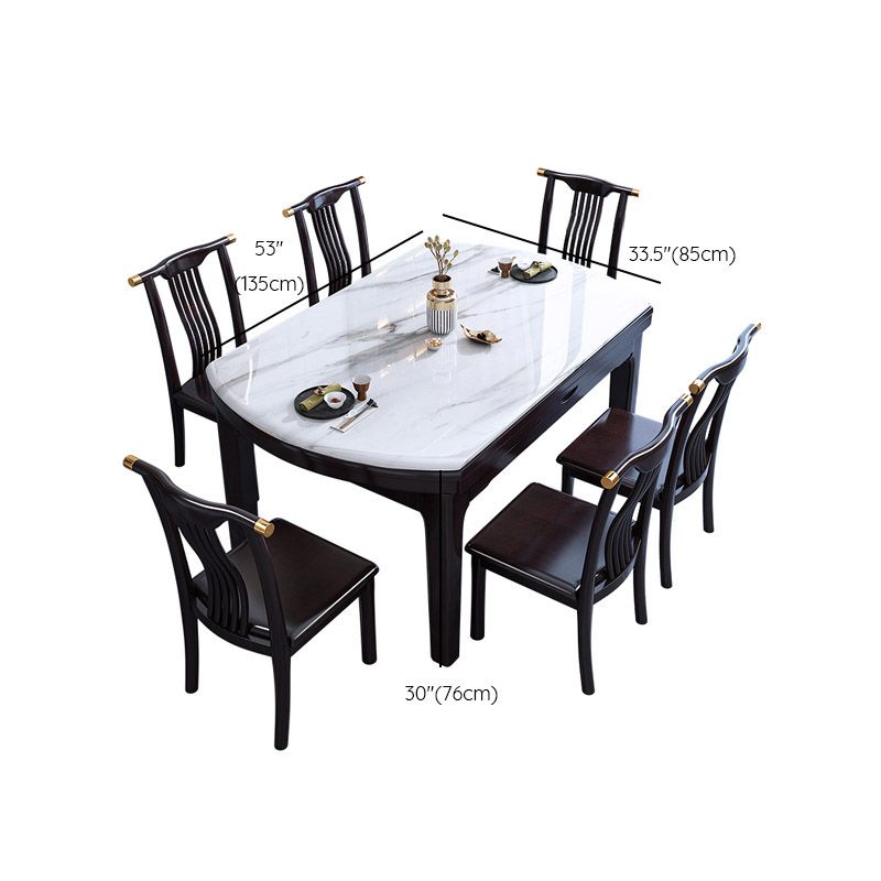 Drop-Leaf Dining Room Table Contemporary Dinner Room Kitchen Table