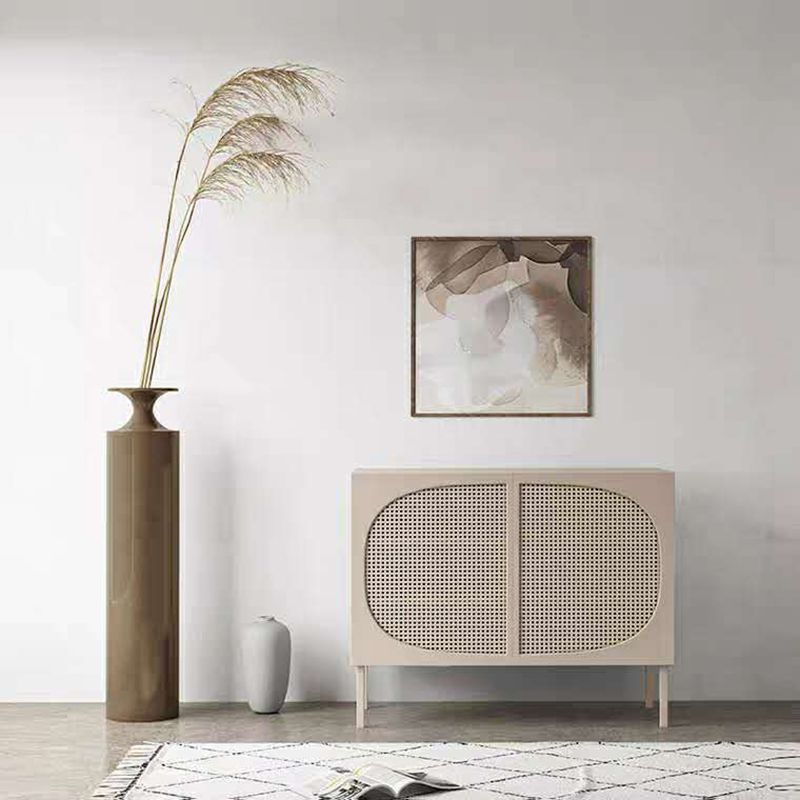 2-Door Wood Cabinet 35.43" Modern Rectangular Accent Cabinet