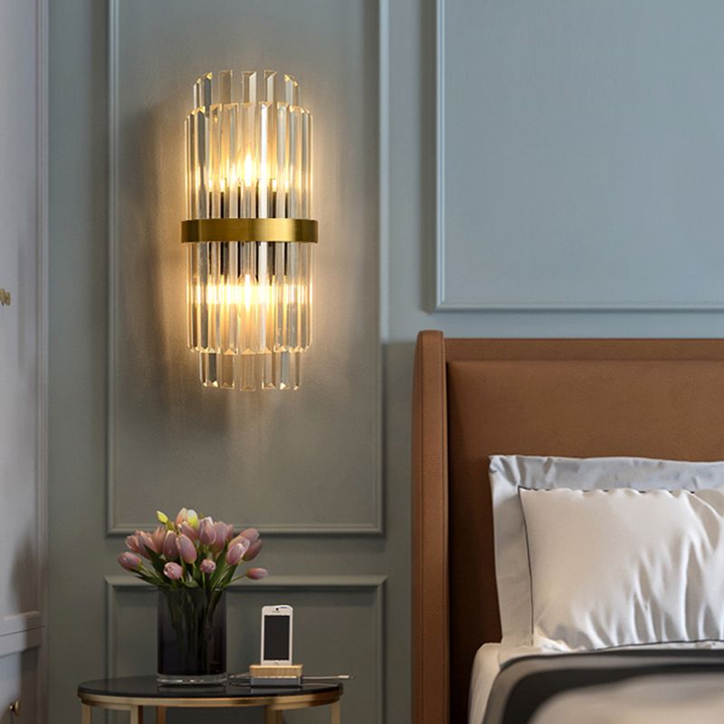 Crystal Wall Mounted Lighting Modern Style Sconce Light Fixture