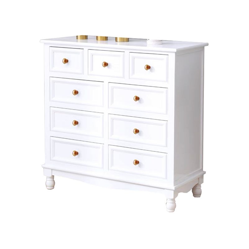 Contemporary Chest Knobs Solid Wood with Drawer Rectangle Accent Chest