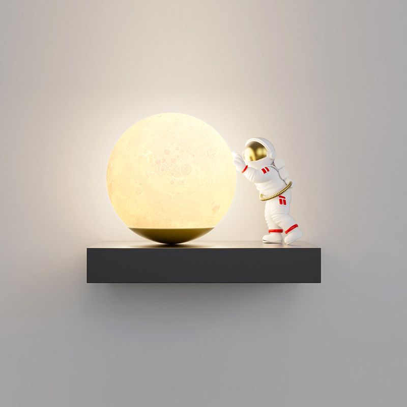 Modern Wall Light Fixture Astronaut Wall Light Sconce for Kid's Bedroom