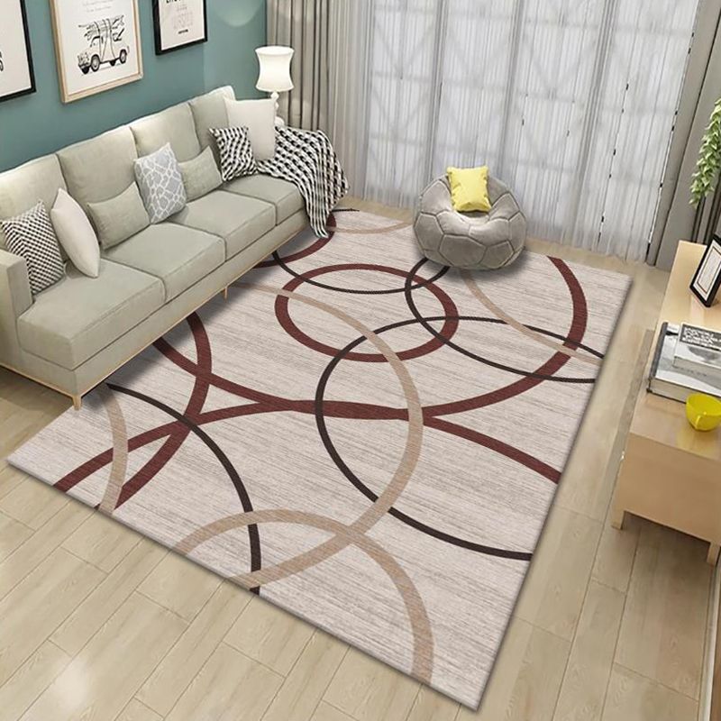 Stijlvol wasbaar Rug Comfort Geometrisch patroon Tapijten Polyester Anti-slip tapijt voor woningdecoratie