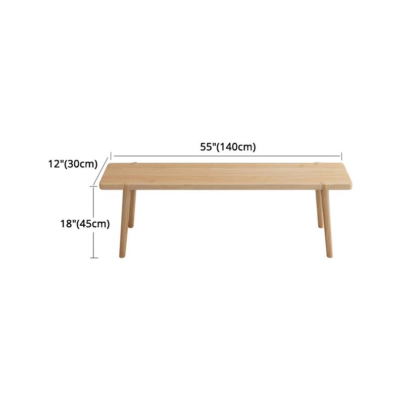 Modern Ash Wood Dinette Set 1/2/4/5 Pieces Rectangle Beige Dining Table Set